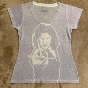 Litographs The Princess Bride Inigo Montoya Book Text V-Neck T-Shirt Womens M